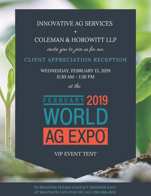 Coleman & Horowitt LLP World Ag Expo Reception