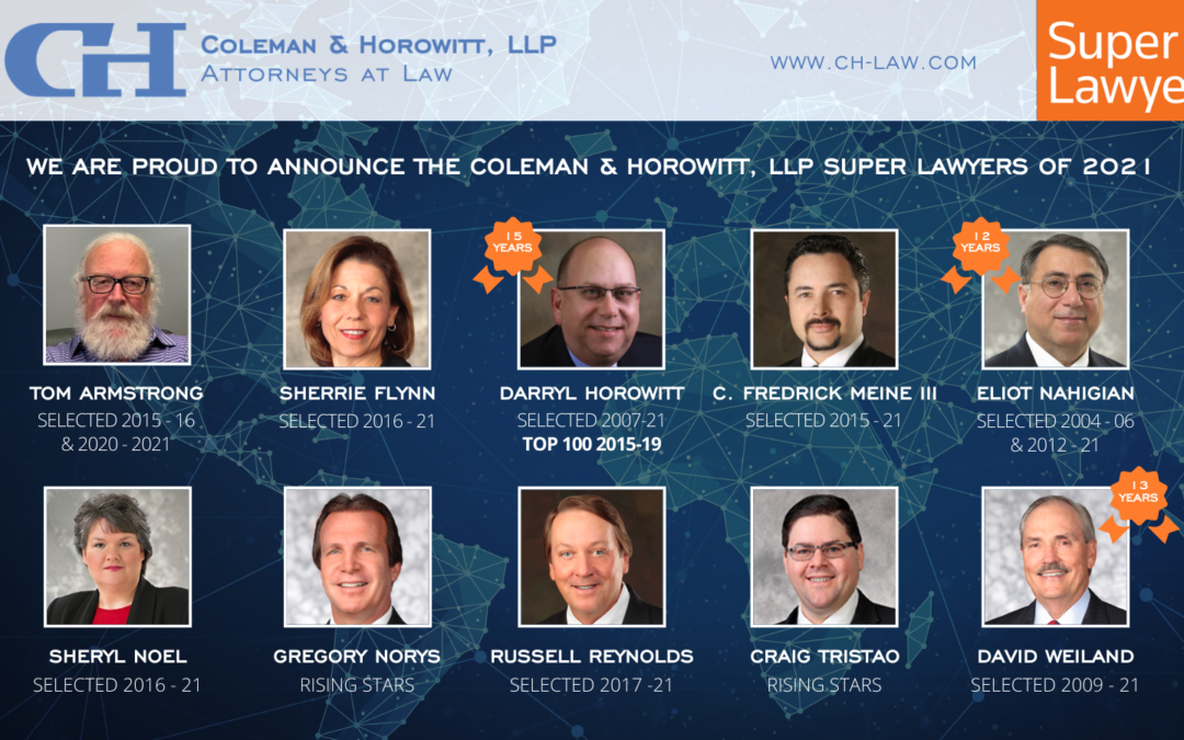 Coleman & Horowitt, LLP Super Lawyers 2021